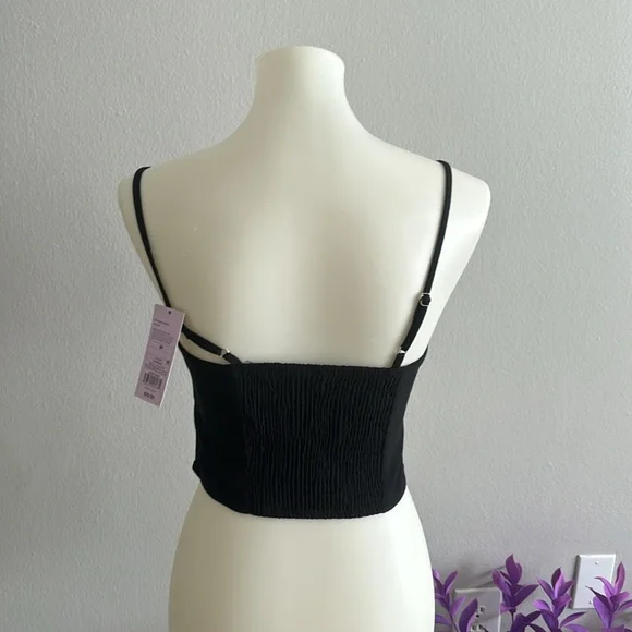 Wild Fable Black Fitted Crop Camisole - Picture 2 of 4